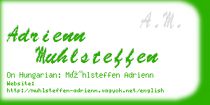 adrienn muhlsteffen business card